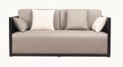 LH-2208B Luohan Daybed (Fabric, Dahong Rosewood)